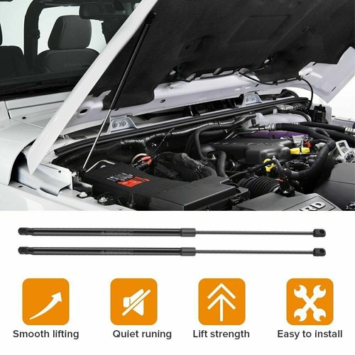 Front Hood Lift Supports Shocks 6304 For Jeep Grand Cherokee 2005-2009 2010 - Picture 3 of 6