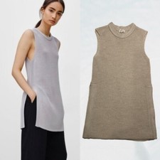 Aritzia Wilfred Palmier Sleeveless Knit Wool Tunic Womens Casual Size XXS