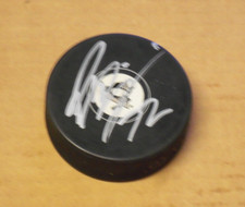 Patric Hornqvist, Pittsburgh Penguins, Signed Penguins Logo Puck, Silver Ink