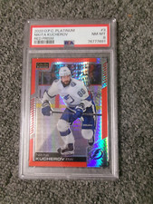 2020 Ice Hockey Card-O Pee Chee Platinum-Nikita Kucherov-Red Prism-Card #3-PSA 8