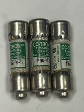 3 NEW CC-TRON FNQ-R-5 Time-Delay Fuse Class CC