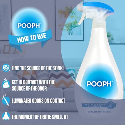 Pooph Pet Odor Eliminator 32oz Spray