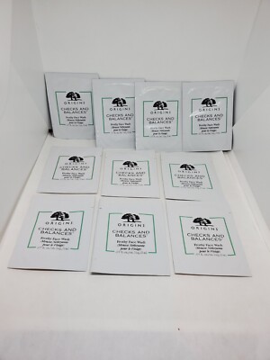 10X Origins Checks & Balances Frothy Face Wash .07oz/2mL Each Sample Packet 