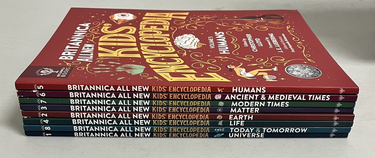Britannica All New Kids Encyclopedia 8 Book Collection Brand