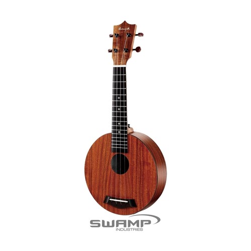 Enya EURX1 HPL Round Soprano Ukulele with Gig Bag and Accessories Capo