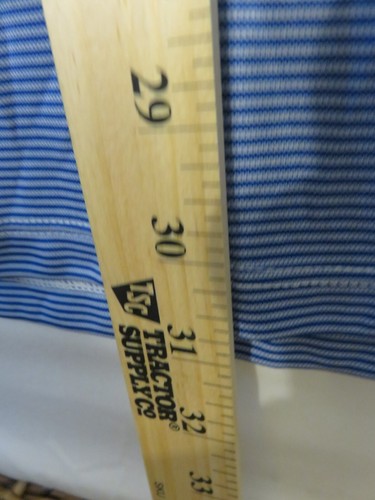NUOVO Levelwear Gear Pullover 1/4 Zip Orion Royal Bianco Lue Manica Lunga Golf XL - Foto 7 di 10