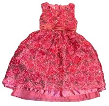 American Princess Dress Girls Sz 8 Dress Up Pink Sparkle Formal Kids Sequin