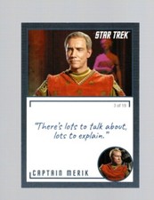 Star Trek Tos 2020 archivos e inscripciones capitán Merik #58 variación #3 de 19