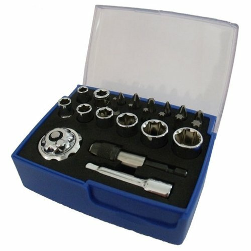Mauk 1225 - Set di arpionismi, 23 pezzi, 1/4" (O3S)