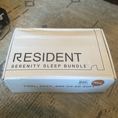 Resident Serenity Sleep Bedding Bundle twin XL  741-GWPBundle-TXL White