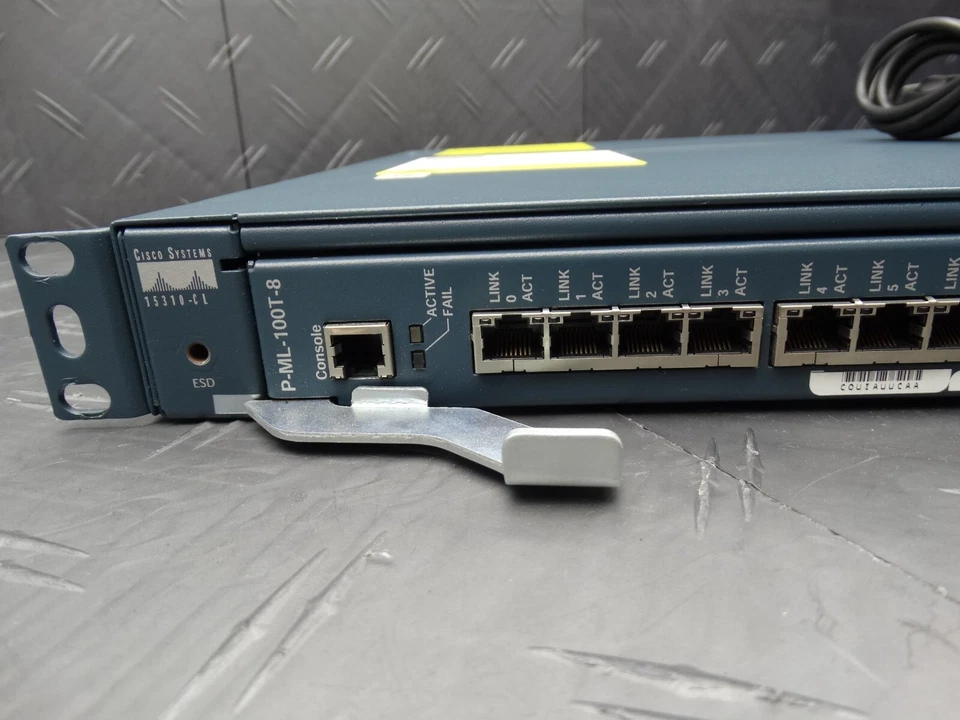 Cisco REMAN 15310 Series 15310-CL-AC-SA + P-ML-100T-8 Cisco ONS SONET - Imagem 4 de 4