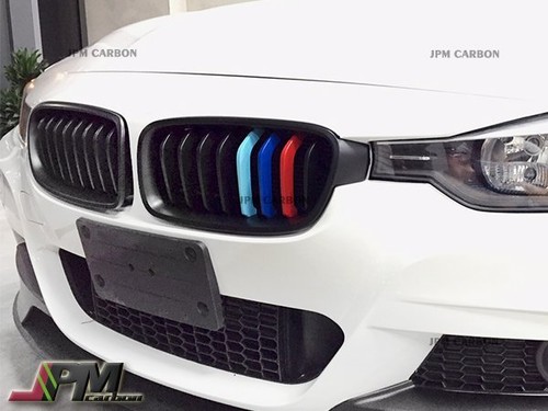 2012-2015 BMW F30 320i 328i 335i 4Dr/5Dr Matte Black M Tri Front Grille ...