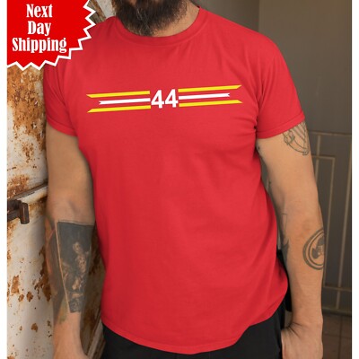 Lewis Hamilton Nummer 44 Formel 1 Linien T-Shirt bedruckt 100% Baumwolle Herren Tee Top