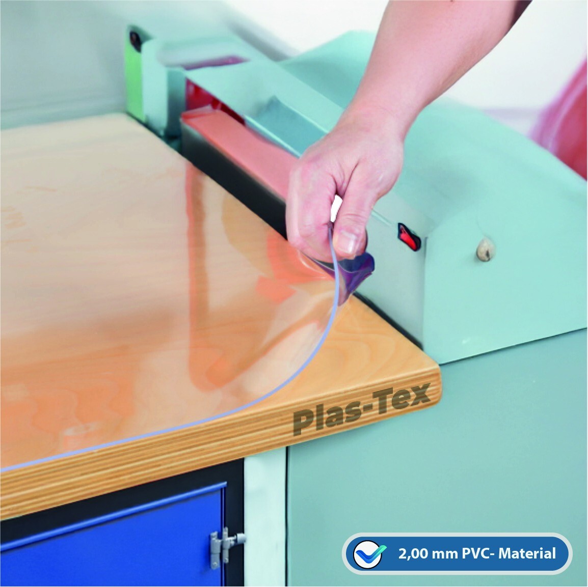 Werkbank Werkstatt Werktisch Werkplatte Schutz Folie Auflage transparent 2mm PVC