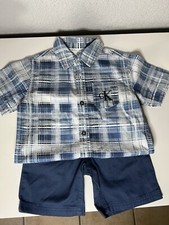 Calvin Klein Jean 2 Pc. Shorts Set for Toddler Boys