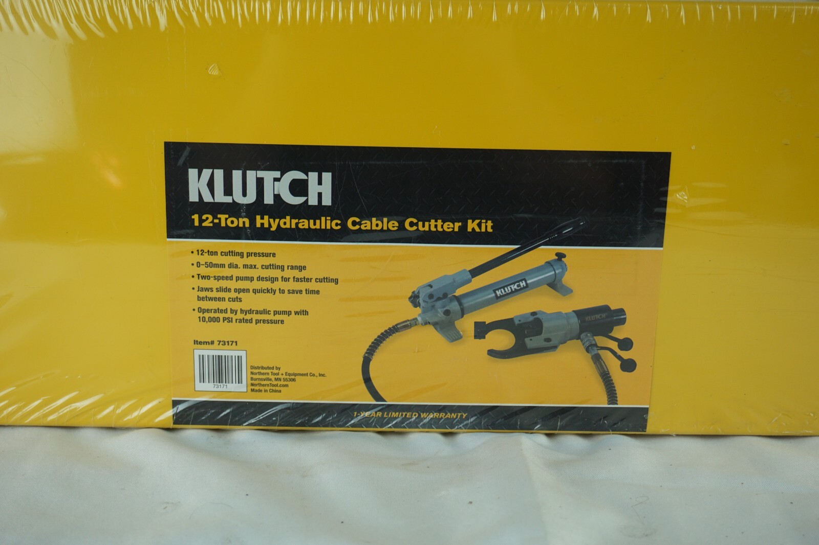 Klutch Tools 73170 10Ton Hydraulic Rebar Cutter W/ Case NEW eBay