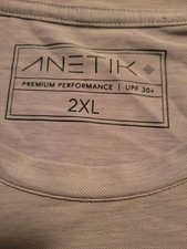 Anetik Premium Performance UPF 30 Grey Long-Sleeve XL
