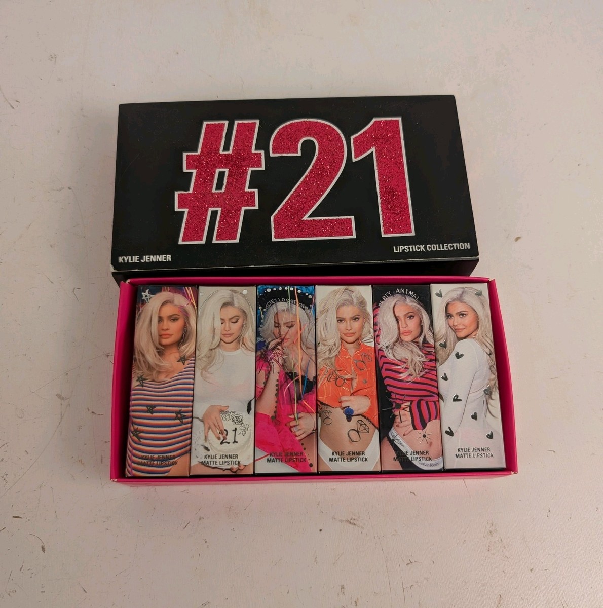 Kylie Cosmetics Limited Edition 21st Birthday Lipstick Set Read