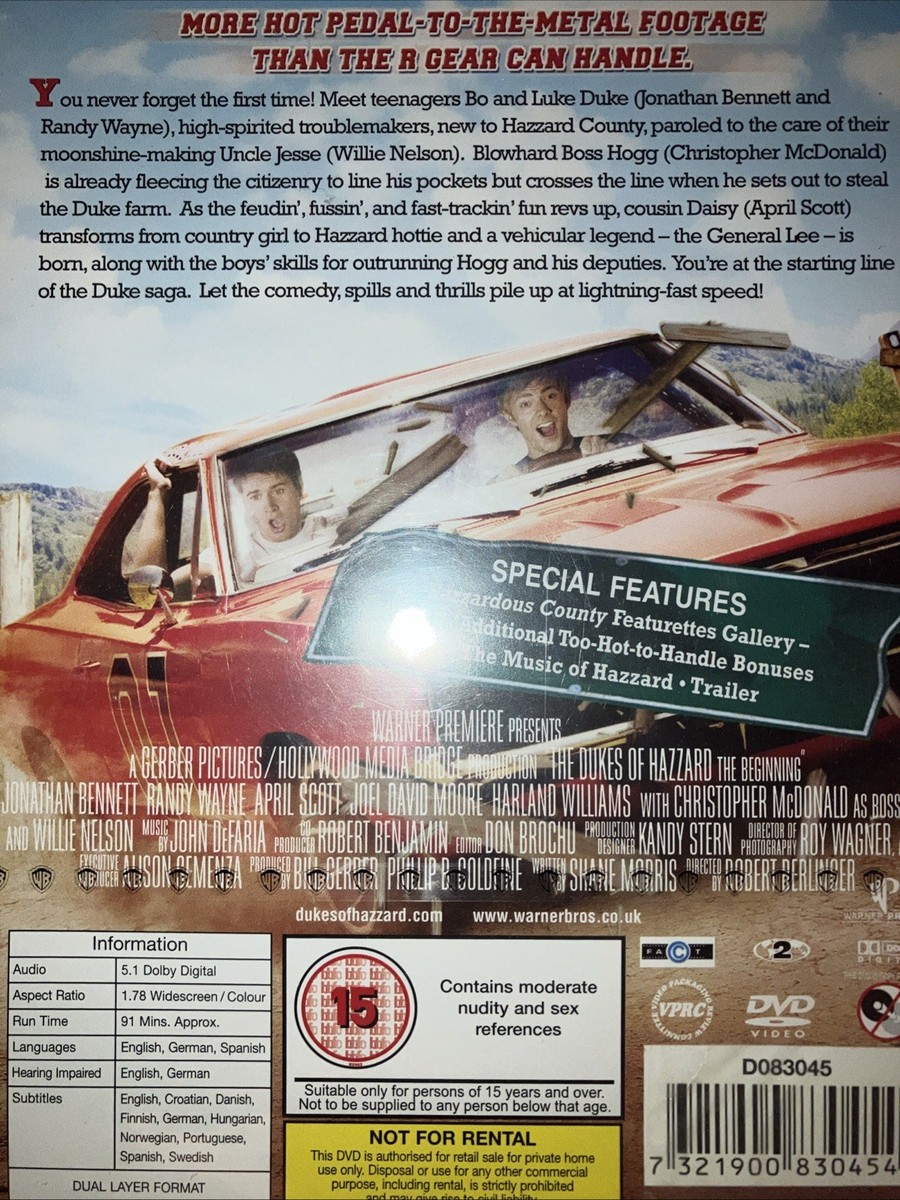 Dukes Of Hazzard - The Beginning (DVD, 2007) for sale online | eBay UK