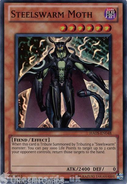 HA05-EN048 Steelswarm Moth Super Rare UNL Edition Mint YuGiOh Card