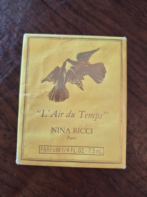 NINA RICCI L'AIR DU TEMPS 7.5ML VINTAGE PARFUM SPLASH (NEW WITH BOX & SEALED)