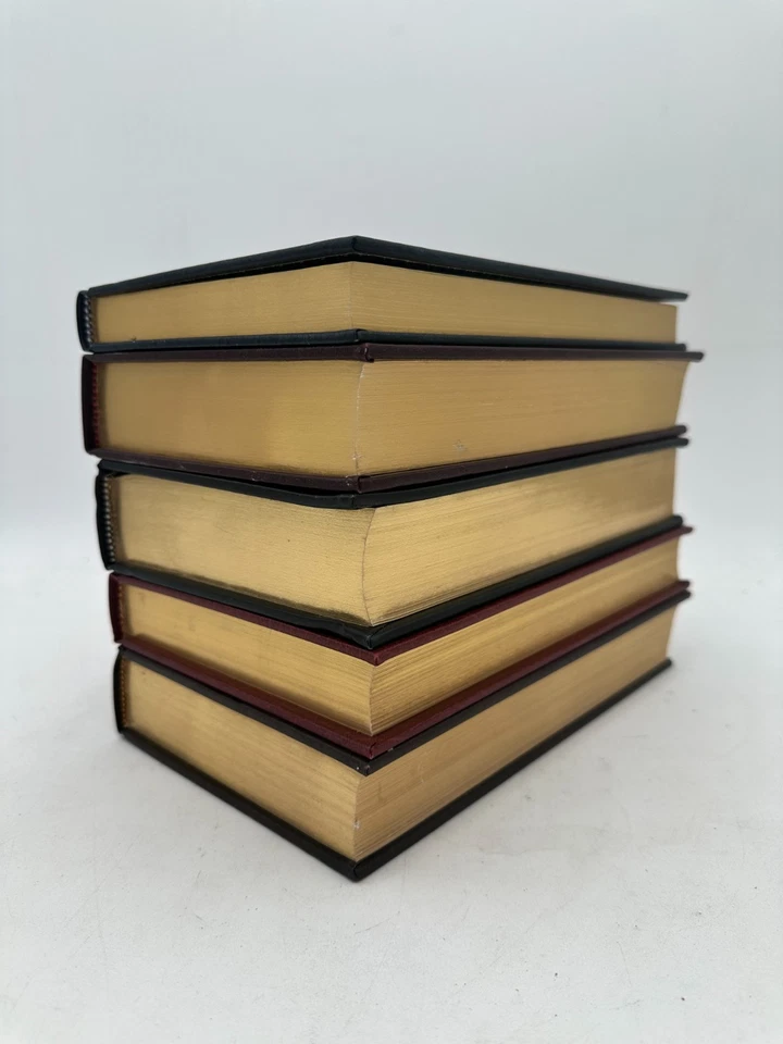 Lot of 5 Franklin Library Leather Books - Magic Mountain Vanity Fair ++ - Image 3 of 4