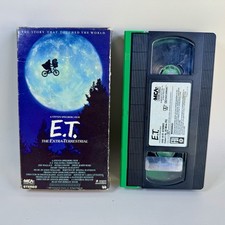 E.T. The Extra-Terrestrial VHS MCA Home Video 1982 Spielberg Slipcase