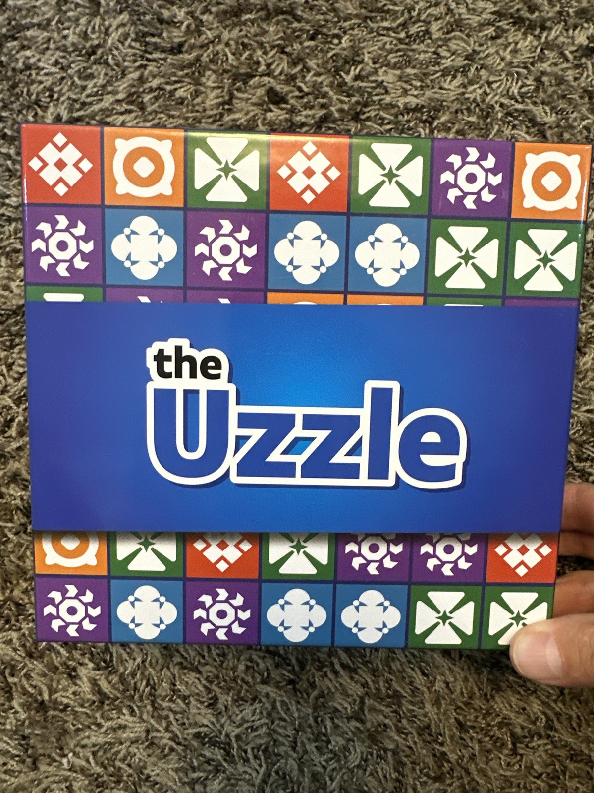 The Uzzle Board Game, Family Board Games for Children & Adults 100% Complete-image