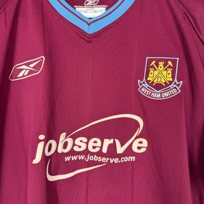 WEST HAM ENGLAND 2004 2005 HOME FOOTBALL SHIRT JERSEY #8