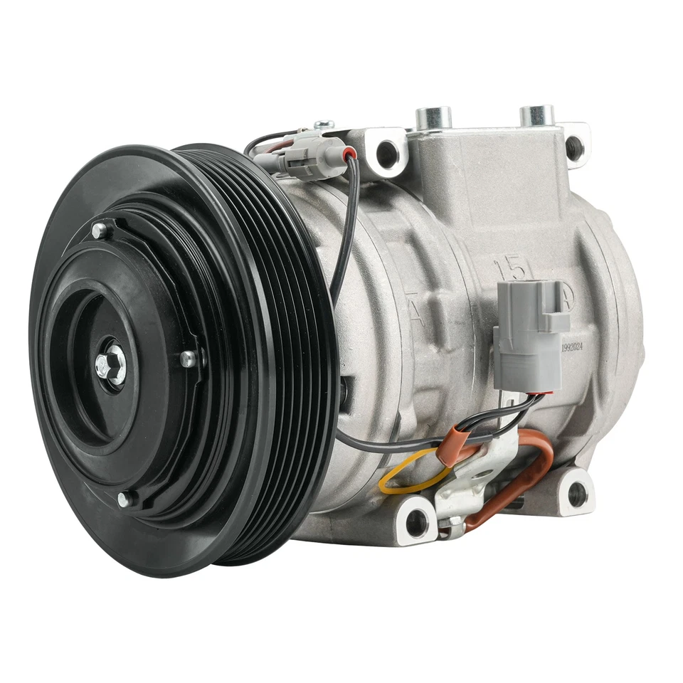 AC Compressor with Clutch For 98 1999 2000 2001 2002 Toyota Corolla 78320 - Image 2 of 4