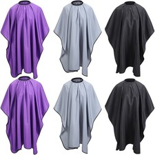 6 Pcs Waterproof Hair Styling Cape Salon Barber Cape for Stylist Hairdresser ...