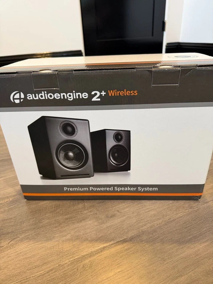 Audioengine A2+ 24 Bit 60 Watt Bluetooth Desktop Computer Speakers for Music - Image 3 of 4