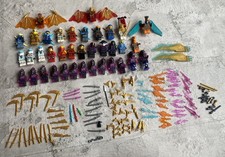 LEGO Ninjago Minifigure Lot + Massive Weapon Accessory Pack Golden Dragon Ninja
