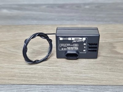 HPI RF-3 AM 27MHz 2 Kanal RC Radio Empfänger Nitro Vintage Rush Evo Trophy