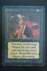 Magic The Gathering MTG DEMONIC TUTOR Alpha Edition HP Heavily Played