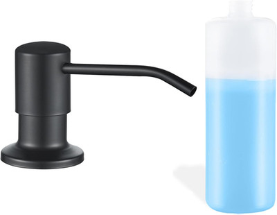 Built in Soap Dispenser for Kitchen Sink, Matte Black Stainless Steel Countertop