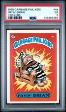 1985 GARBAGE PAIL KIDS STICKERS #4A FRYIN' BRIAN PSA 5