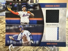 2025 Topps Major League Material Dual Relic Francisco Alvarez, Mark Vientos /99