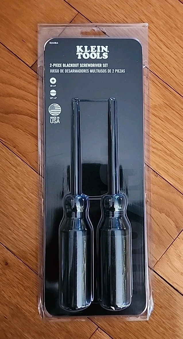Klein Tools Blackout 2-Pack Screwdriver Set 