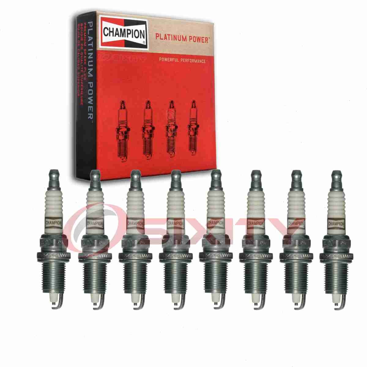 8 pc Champion Platinum Spark Plugs for 1998-2003 Dodge Durango 5.2L 5.9L V8 er