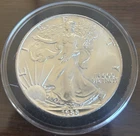 1 - 1988 American Silver Eagle 1 Oz .999 Fine Silver BU Grade Coin
