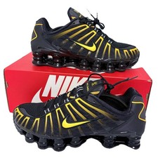 Nike Shox TL Black/University Gold Yellow Cas...