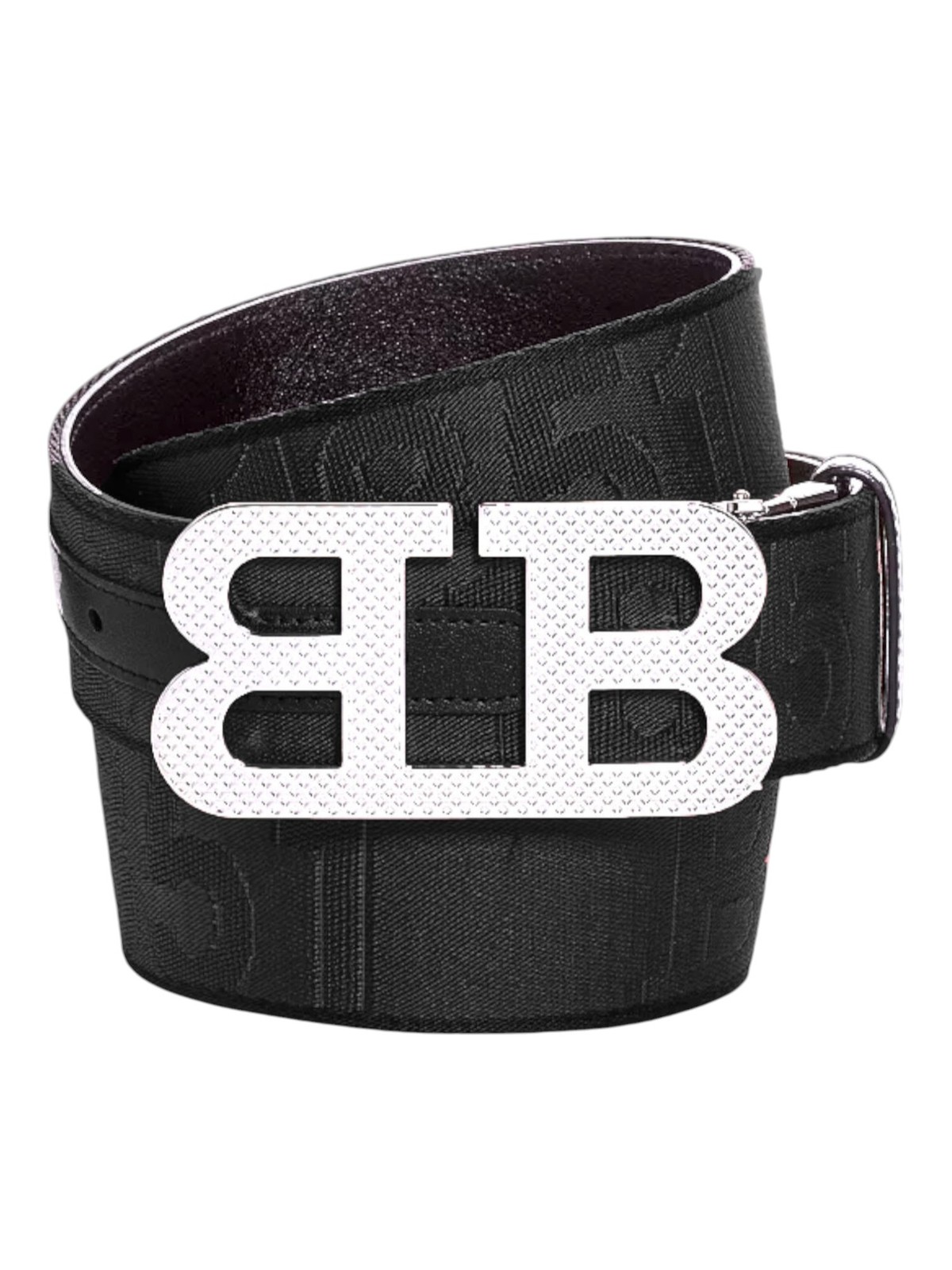 Bally 6239332 Men's Mirror Buckle Reversible Black Belt EU 80/US 32 MSRP $450
