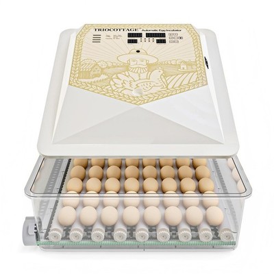 TRIOCOTTAGE Brutautomat 56 Eier Inkubator vollautomatisch Geflügel