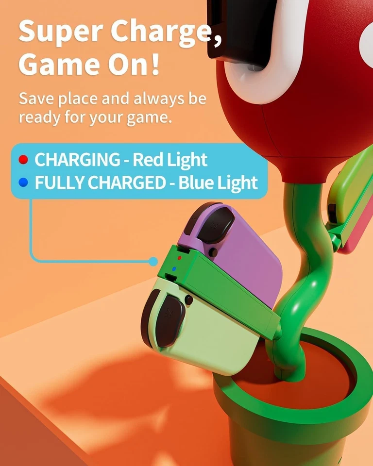 NEW* POWKONG 3-in-1 Multifunctional Charging Dock for Nintendo Switch - Image 3 of 4