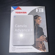 Toshiba Canvio Advance+ 2TB Portable External Hard Drive Lite Grey Brand New