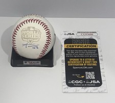 ANDRES TORRES SIGNED 2012 WORLD SERIES BASEBALL SAN FRANCISCO GIANTS JSA COA