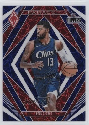 2023-24 Panini Phoenix Paragon Blue Lazer /275 Paul George #5 0x3f