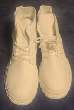 LOEIKAN Sports Fashion-Style boots White Sz. 12