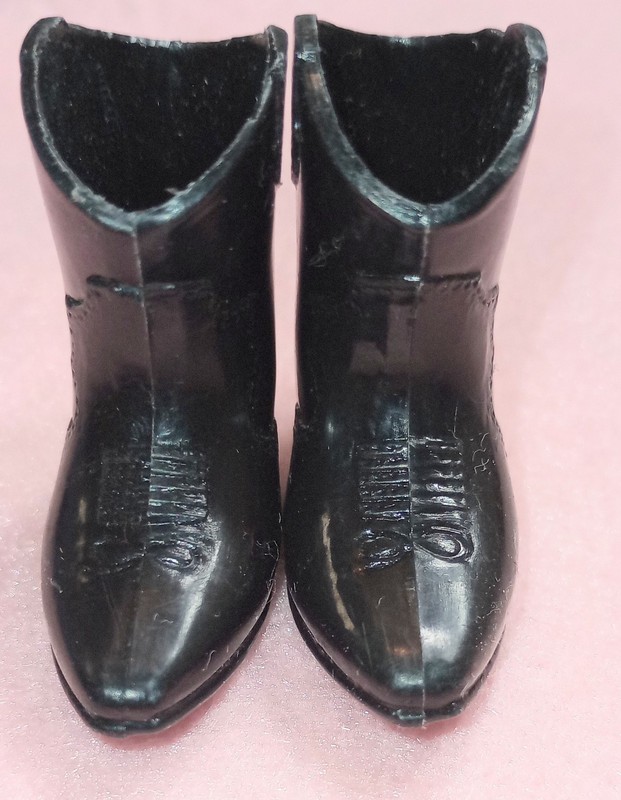 Vintage Ken Black Cowboy Boots